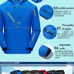 Chaqueta Safari Color Block para Hombre, Abrigo Utilitario de Lona Extra Grande con Bolsillos, Ropa de Otoño para Exteriores - Product Image 6