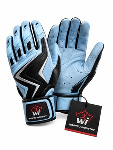 Baseball batting <b>gloves</b> with <b>moisture</b> wicking fabric secure wrist strap flexible fingers and excellent control at the plate - Product Image 1