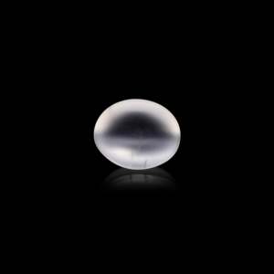 Natural Rainbow Moonstone Oval Cabochon 4.2 Carat Loose Stone 20mm Certified Wholesale Lot - Product Image 2