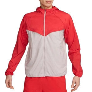 Ensemble coupe-vent décontracté d'hiver en polyester-coton avec demi-fermeture éclair, séchage rapide, pour hommes, avec logo personnalisé, couleurs sur mesure et impression numérique - Product Image 1