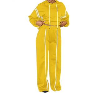 Conjuntos Deportivos de Alta Calidad para Mujer, Ropa Deportiva de Calle 100% Algodón, Ropa Deportiva Personalizada para Mujer - Product Image 3