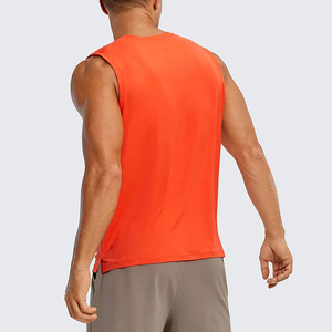 Bulk Cheap Price Oversized Muscle Fit Bodybuilding Tanks Custom Logo Own Brand Tag Sleeveless Training Tees Low MOQ Gym Tank Top - Product Image 2