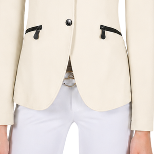 Ivory Equestrian <b>Jacket</b> for <b>Women</b> Tailored Riding Blazer Elegant Horse Riding Competition Coat Custom OEM Wholesale Fashion - Product Image 5