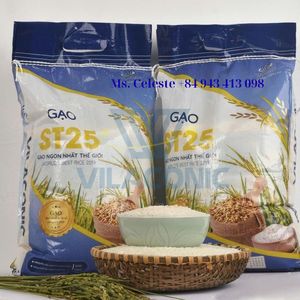 Arroz Aromático de Grano Largo ST25, Calidad Premium, Tipo Jazmín, Origen Vietnam, Nueva Cosecha, Seco, Blanco, Suministro a Granel, Proveedor de Exportación |   Celeste - Product Image 2