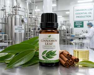 Aceite Esencial de Hoja de Canela 99.5% Puro y Natural (Cinnamomum Cassia) Destilado al Vapor en India, Aroma Especiado Herbal para Aromaterapia y Cuidado de la Piel - Product Image 2