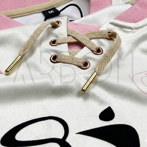 Maillots de football américain à manches longues en jersey avec lacets, motif calligraphie arabe Noor, grande taille, impression par transfert thermique - Product Image 5