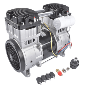Compressore d'Aria Elettrico a Doppio Pistone 2HP 220V SP 9421 150PSI 6.40CFM 24L con Serbatoio Olio Lubrificante, Configurazione Portatile a Trasmissione Diretta 8 Bar - Product Image 4