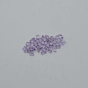 3x4mm naturel rose améthyste à facettes octogone pierre précieuse en vrac haute qualité fabrication de bijoux fournisseur prêt à expédier prix abordable - Product Image 1