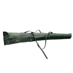 Hunting Leather Durable Equipment Shooting <b>gun</b> slip cover Bag Carry Shooting Premium Quality Repellent Leather SHOOTING <b>CASE</b> - Product Image 6