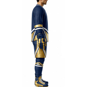 Uniforme de hockey sobre hielo para hombre, ropa ligera de alto rendimiento para competición de liga, sesiones de entrenamiento y deportes de equipo. - Product Image 6