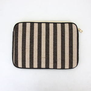 Handmade Natural Fiber Jute Laptop <b>Bag</b> with Zipper Closure Stylish Eco Office Carry <b>Bag</b> for Business Travel - Product Image 4