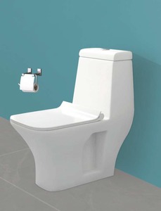 WC monobloc ORBIT DESIGN avec dimensions 750x350x690mm et siphon en S de 225mm avec système de chasse d'eau par lavage. - Product Image 3