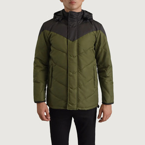 Chaqueta Larga Acolchada para Hombre con Capucha, Ropa de Invierno para Montañismo y Esquí, Proveedor de Ropa para Clima Frío, Fabricante Mayorista con MOQ Bajo - Product Image 1