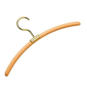 Gancho de Acero para Ropa con Acabado de Madera para una Organización Elegante del Armario, Almacenamiento de Ropa, Exhibición de Prendas en Hoteles - Product Image 1