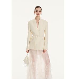 Faldas Largas Elegantes para Mujer al por Mayor, Falda MILAN EMB FEATHER 73% Cupro 27% Poliéster, Faldas Largas para Mujer para Todas las Temporadas - Product Image 4