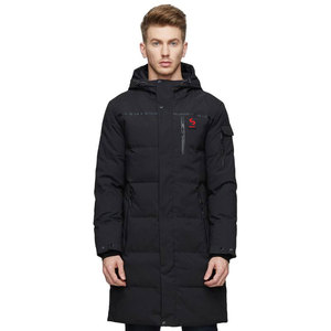 Manteau long matelassé coupe-vent en tissu haute densité, fabriqué sur mesure par Solid Trader - Product Image 1