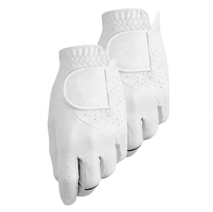 Gant de golf blanc en PU antidérapant et respirant pour usage extérieur, main droite, unisexe, fermeture à enfiler - Product Image 6