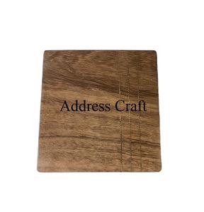 Haute qualité en bois naturel thé caboteur vente chaude Style classique fil de laiton gravé vaisselle pour la maison hôtel Restaurant utilisation - Product Image 2