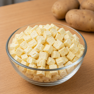 Best Quality Premium Freeze-<b>Dried</b> Potato Cubes 100% Real <b>Vegetable</b> Snack Healthy Ready-to-Eat Crispy Bulk Pack - Product Image 1