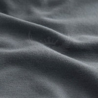 T-shirt décontracté léger et uni pour homme, coupe classique, en molleton polyester/coton, respirant, écologique, séchage rapide, pour tenues quotidiennes