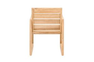 Conjunto de Comedor para Exterior Ibiza de Madera de Teca Sólida para Jardín y Terraza - Product Image 3