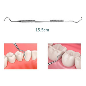 Grattoir à tartre dentaire en acier inoxydable de qualité médicale, outil professionnel de nettoyage des dents, détartreur dentaire, plaque dentaire, vente en gros - Product Image 2