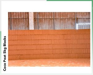 Bloc de tourbe de coco de meilleure qualité ou briques de coco pith 5kg pour les acheteurs en pologne - Product Image 3