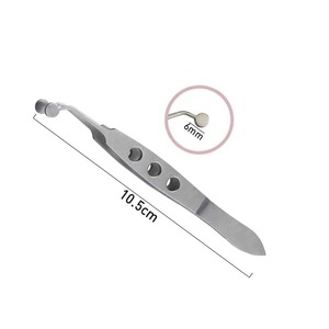 1 unidad Pinza de masaje de acero inoxidable/titanio para glándulas de Meibomio y párpados, herramienta oftálmica, 6 tipos opcionales - Product Image 2