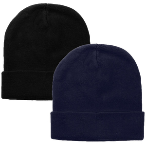 OEM White Knit Beanie Hat Ribbed <b>Winter</b> <b>Cap</b> Women Men Soft Warm Stretch Plain Skull <b>Cap</b> Wholesale Supplier - Product Image 1
