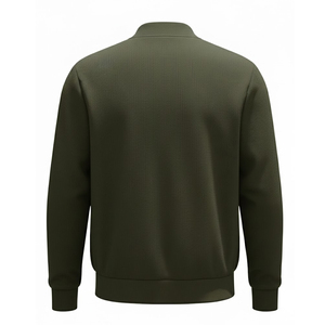 Custom Your Logo Front Embroidery Men Bomber Jacket Direct Factory Supplier Hip Hop Men Bomber Jackets For Men - Product Image 2