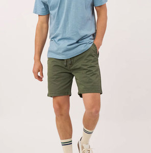 Men's Plus Size Solid Color Bermuda Shorts With <b>Drawstring</b> Waist And Pockets Casual Woven Style Mid Rise Fit - Product Image 4