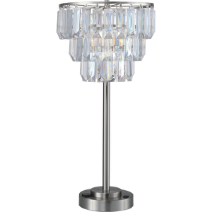 โคมไฟตั้งโต๊ะคริสตัลร่วมสมัยขนาด 27.5 นิ้ว 1 ชิ้น/กล่อง 1.01/9.25 นิ้ว - Product Image 5