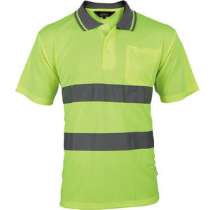Chemise de sécurité réfléchissante, imperméable, respirante, coupe-vent, séchage rapide, haute visibilité, vêtements de travail, t-shirt ajusté pour le travail de nuit - Product Image 5