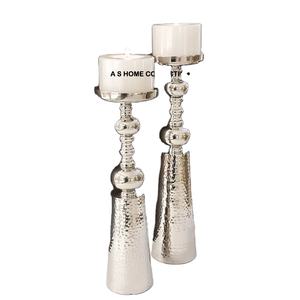 Portavelas de hoja de Metal hecho a mano, diseño único, decoración del hogar y portavelas de boda para Navidad - Product Image 2