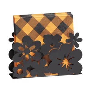 Porta Servilletas de Hierro con Acabado en Polvo Negro Mate en Forma de Piña de Diseño Minimalista para Decoración del Hogar y de la Cocina. - Product Image 6