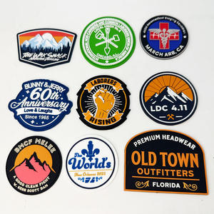 Patch en silicone pour vêtements, patch en PVC souple, dernière nouveauté, vente en gros, étiquette en caoutchouc PVC personnalisée de haute qualité - Product Image 4