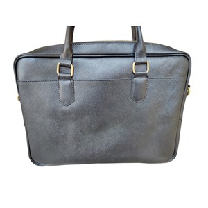 Elegant Genuine Saffiano Leather Laptop <b>Bag</b> Soft Satchel <b>Bag</b> Computer Messenger Design <b>for</b> Office Travel <b>Men</b> Women - Product Image 2