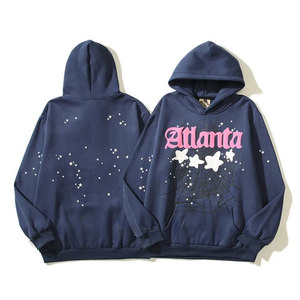 2026 Men's Premium Custom Puff Printing Hoodie 100% Cotton Breathable Heavy Weight Plain Dyed for Autumn Season - Product Image 1