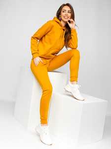 New Women's Breathable Waterproof Viscose/Polyester Vintage Style Oversized Two-Piece Tracksuit Set Casual Loose Fit Autumn - Product Image 3