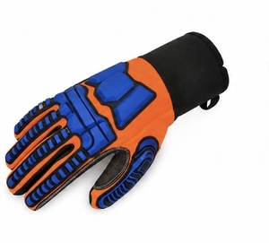 MUBASHAR PRO GRIP INTERNATIONAL MRG-IRG-015 Practical <b>Workwear</b> Impact Resistant <b>Gloves</b> Modern Ergonomic Design Nitrile Palm - Product Image 2
