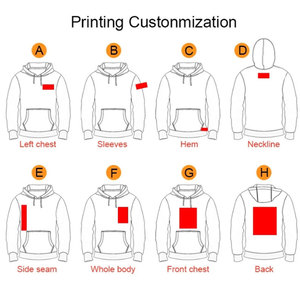 Sweat-shirts unisexes streetwear à impression en relief, légers, style pull oversize, tendance, fabriqués en usine - Product Image 4