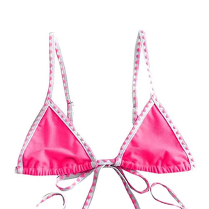 High Waisted Push up Bandeau Bikini Set for Women with Quick Dry & Pearls for Beach & Pool Summer <b>Cheap</b> Price OEM - Product Image 4