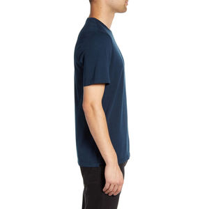 Latest Design Casual Style Men's Solid Color Breathable T-Shirt Breathable Crew-Neck Outdoor Wear 100% Cotton T-Shirts - Product Image 3
