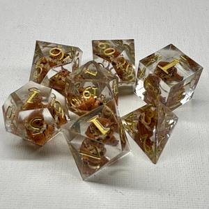 Dés en résine pour jeux de rôle, qualité professionnelle, dés polyédriques en résine pour DND RPG, jeux de table, accessoires de jeu en gros - Product Image 4