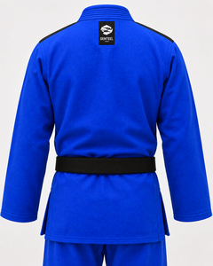 Kimono de judo GENTEEL bleu 100% coton unisexe pour adulte, uniforme de judo durable et respirant, tissu 360g, séchage rapide, coupe ample - Product Image 6