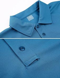 Camiseta Polo Deportiva Casual Personalizada para Hombre con Transferencia de Diseño y Secado Rápido, Manga Corta - Product Image 2