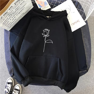 Sudaderas con Capucha para Mujer, Nueva Colección Otoño Invierno 2026, Sudadera Deportiva con Estampado Floral Elegante - Product Image 2