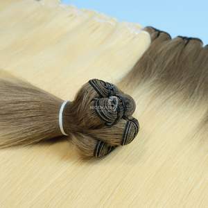 Extensions de cheveux de trame de machine crue d'origine vietnamienne soyeuse droite lisse avec le style de vague naturelle du fournisseur direct - Product Image 2