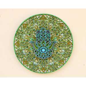 Lucky Hamza Mano de Fátima Colgante de Pared - Product Image 5