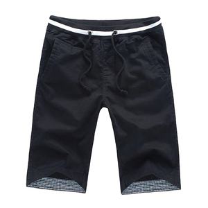 Pantalones Cortos Casuales de Mezcla de Algodón para Hombre, Calidad de Exportación Estándar, Corte Ajustado, Líneas Limpias y Estéticas, Estilo Versátil - Product Image 5